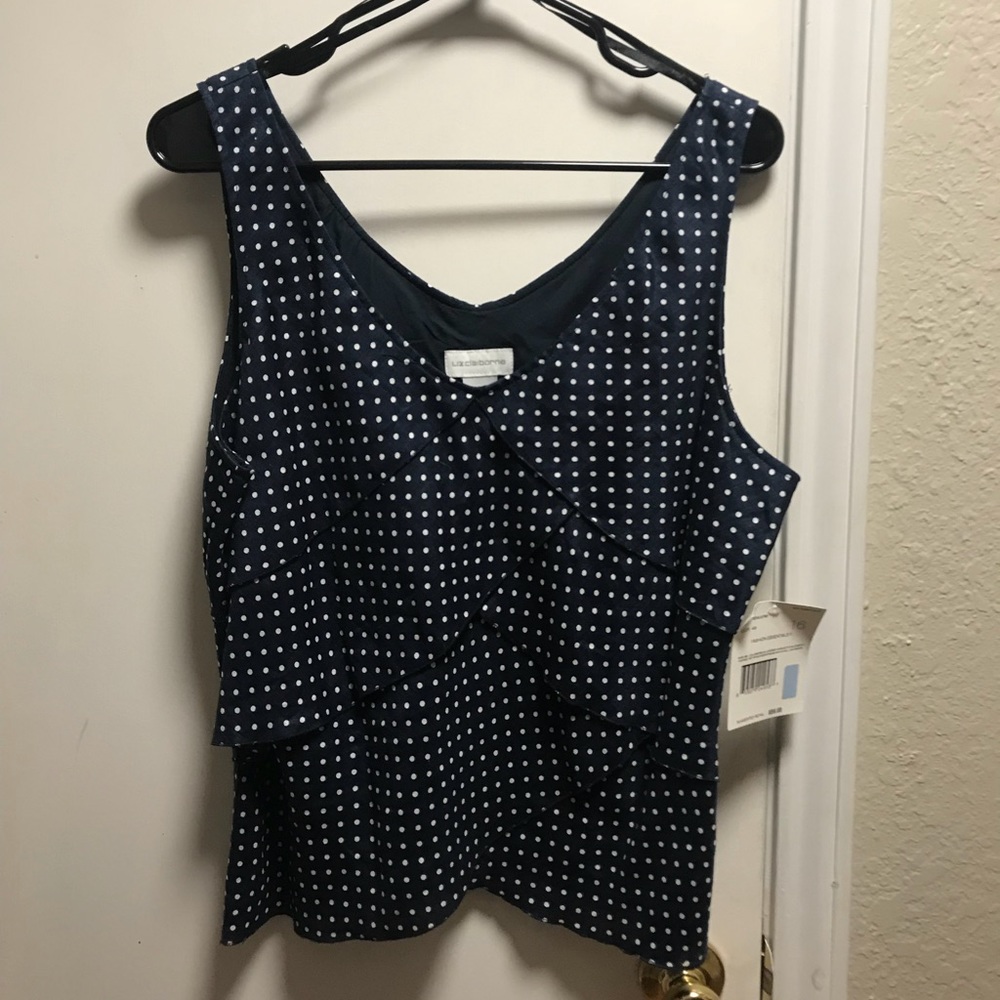 Liz Claiborne Sleeveless Top